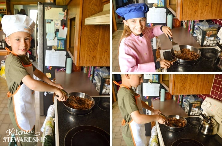 Itโs easy to see why Taco Tuesday is so popular. Tacos taste great! Kids making sheet pan tacos